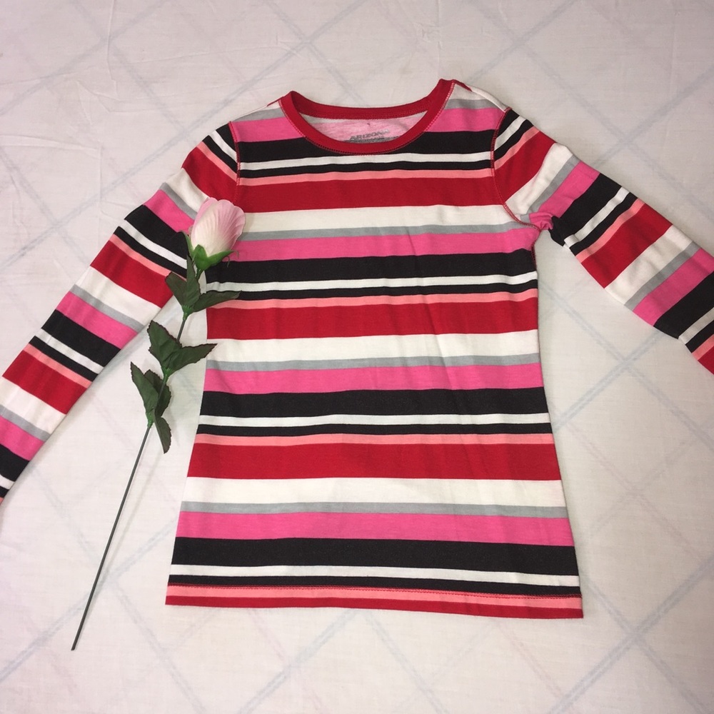 Striped long sleeved shirt